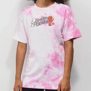 Broken Promises x Hot Stuff x Casper Burst My Bubble Pink Tie Dye Tee XL Unisex